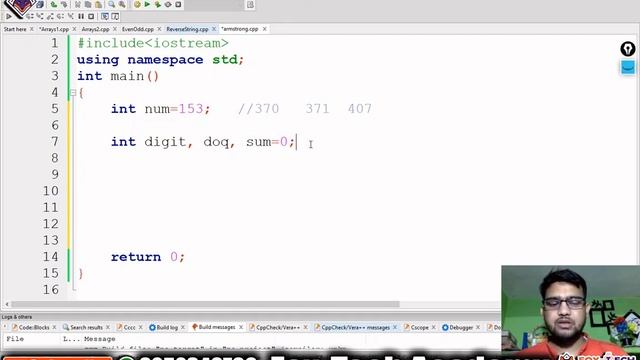 Technical Interview Coding Question | Coding question in c | Armstrong number | Fox Tech | Part 4 смотреть онлайн