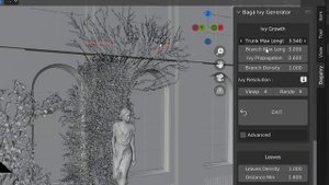 NEW! Baga Ivy Generator Add-On for Blender!