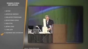 Позволь Самооценке и Позитивному Мышлению Сиять | Зиг Зиглар (Правила Успеха)