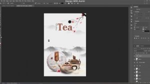 Tea Flyer Design Photoshop Tutorial