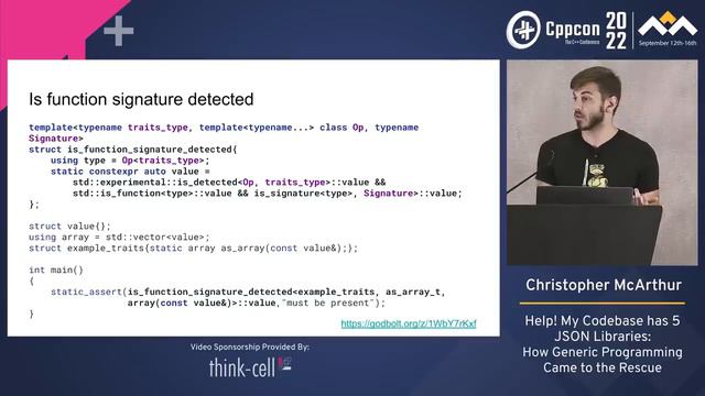 Help! My Codebase has 5 JSON Libraries - How Generic Programming Rescued Me - Christopher McArthur