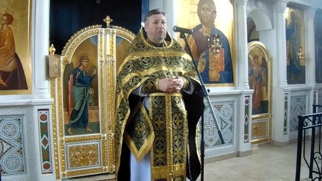 Проповедь отца настоятеля в день памяти Феодора Тирона (23.02.2018) смотреть онлайн