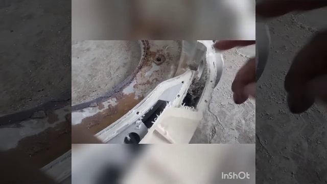 Как распилить не разборный барабан стиральной машины (карман пресостата со смещением) смотреть онлайн