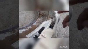 Как распилить не разборный барабан стиральной машины (карман пресостата со смещением)