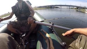 Ловля СОМА НА КВОК с подводной съёмкой. Моменты подхода сома к приманке и поклёвки.