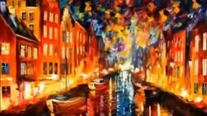 Осень в картинах Леонида Афремова.flv