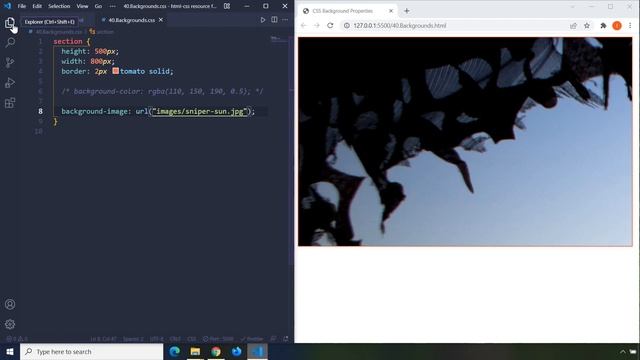HTML-CSS Tutorial Lesson 40: CSS Background Properties смотреть онлайн