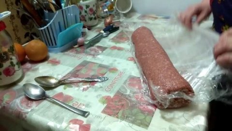 ❄️???Праздничный рулет из фарша???❄️