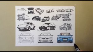 Как рисовать автомобили How to draw cars