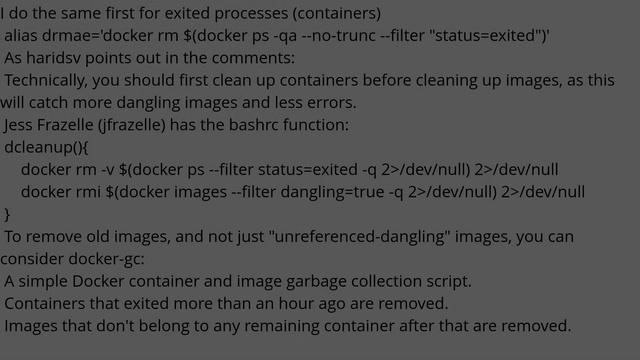 How to remove old and unused Docker images смотреть онлайн