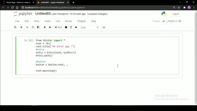Tkinter #1 | INTRO - ENTRY WIDGET, BUTTONS, PYTHON GUI-MAKING A WEB APPLICATION ! | #PythonMadeEasy