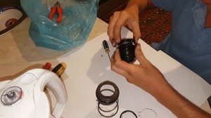 Как разобрать выжимной подшипник и цилиндр сцепления opel corsa D