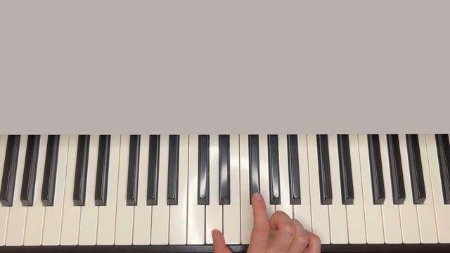 Ганон - 1 упражнение на фортепиано, пианино, piano