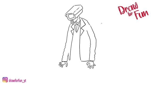 How to draw cameraman Spider | Skibidi Toilet - Easy Step by Step Drawing смотреть онлайн