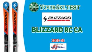 Тесты горных лыж Blizzard RC Ca (2015-16 год).
