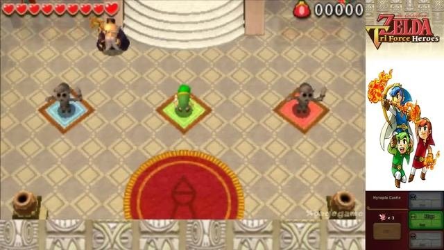 The Legend Of Zelda Triforce Heroes - Gameplay Walkthrough Part 1 - Singleplayer [ 3DS ]