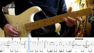 Deep Purple - Burn guitar solo lesson (with tablatures and backing tracks)