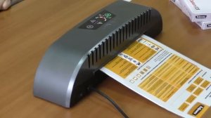 Как заламинировать документ на Fellowes Calibre