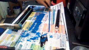 KYOCERA M5526 нет красного цвета/ блок проявки/ development block/Transfer Unit/ Ремонт #2