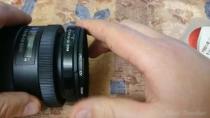 Как закрепить ультрафиолетовый светофильтр на объективе фотокамеры