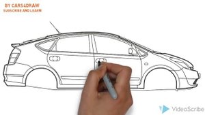 How to Draw a Toyota Prius / Как нарисовать Toyota Prius