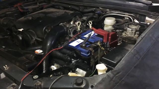 Митсубиши паджеро спорт 2011 года дизель 2,5 литра с установленным на него отопителем Вебасто смотреть онлайн