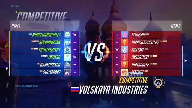 Overwatch: Muralla - Reinhardt/Orissa Comp GP x2.  12/21. King's Row & Volskaya смотреть онлайн