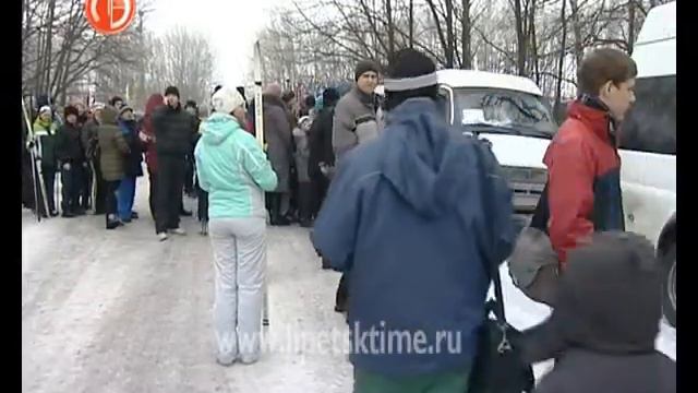 Интервью на Липецком времени. Лыжня России 2013 смотреть онлайн