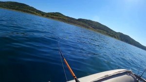 Спортивная рыбалка на кету в море