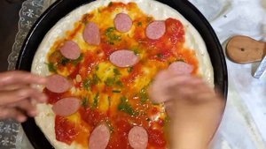 Уйда бор масалликлардан питса таёрлаш | Приготовление пиццы из продуктов, которые есть дома