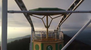 Колесо обозрения на горе Ахун. Декабрь.