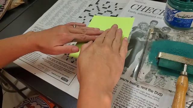 Printmaking Demo for the Elementary Art Classroom by Mrs. Hoff