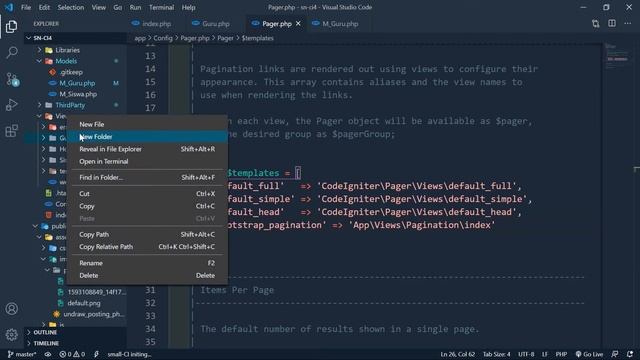 19 Pagination - Tutorial CodeIgniter 4 & Bootstrap 4 смотреть онлайн