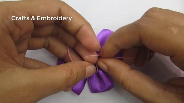 Hand Embroidery, Ribbon Work, Ribbon Flowers смотреть онлайн