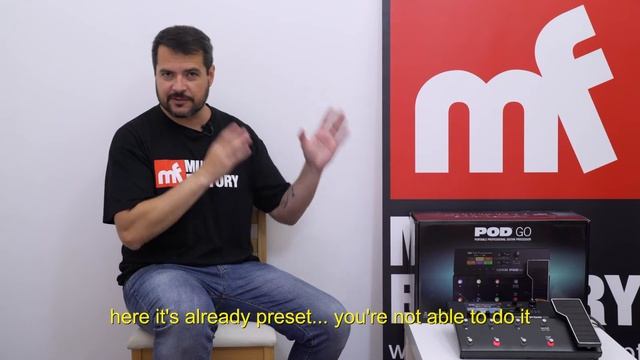 Line 6 POD Go Guitar Processor - Review (Portuguese/English) смотреть онлайн