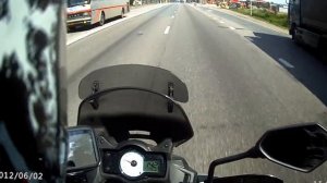 Максимальная скорость Kawasaki Versys 650 =)