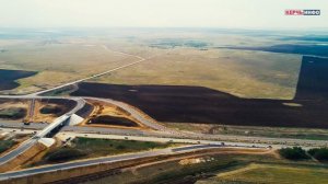 Багеровская развязка трассы «Таврида» с высоты птичьего полета