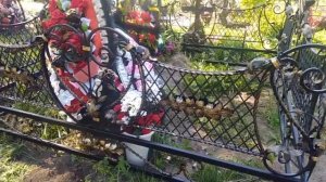 Кованая ограда на могилу премиум класса | Оградки