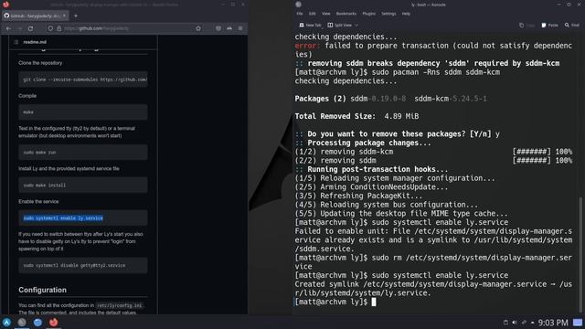 Ly - A Nerd's Display Manager смотреть онлайн