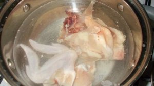 Быстрый яичный суп с курицей
