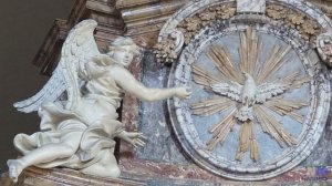 ROMA - Chiesa di San Francesco a Ripa e la statua del Bernini