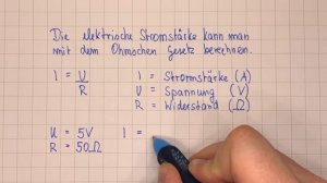 elektrische Stromstärke (I) - Elektrizität -  Physik - einfach erklärt | Lehrerschmidt