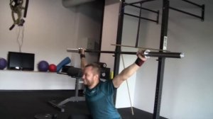 #Тяжелая атлетика " Учим подрыв штанги"Weightlifting