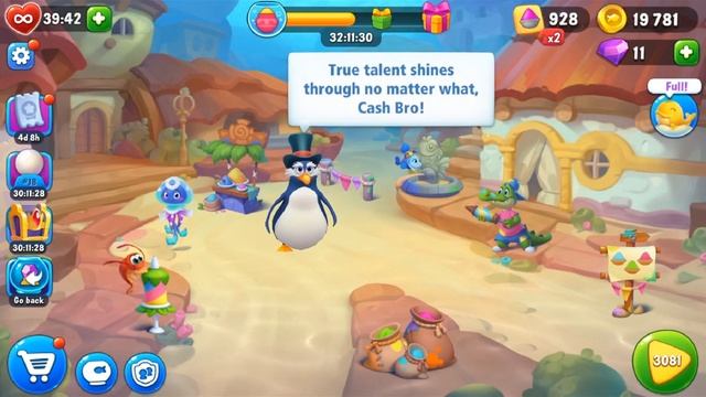 Fishdom - Festival of Colors Aquarium - Color Town New Bonus Aquarium - All Decorations смотреть онлайн