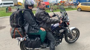 Мотопутешествие в Крым с женой на мопеде которому 41 год 1900 км на Хонда VF750 Магна. Первая часть