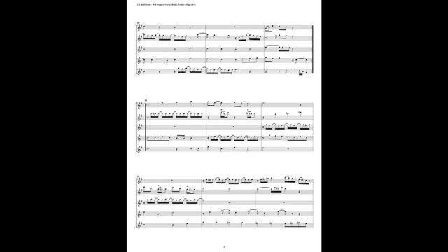 J.S. Bach - Well-Tempered Clavier: Part 2 - Prelude 02 (Flute Quintet) смотреть онлайн