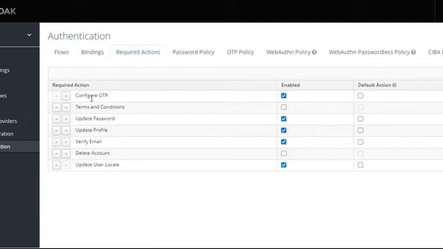 Keycloak - 2 factor Authentication