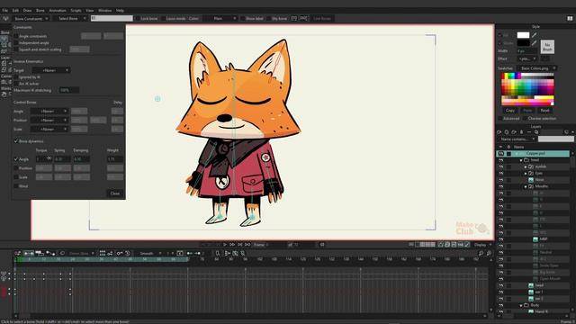 Бесплатный курс по Moho 14 - Урок 9 - Динамика костей (Bone dynamics) смотреть онлайн