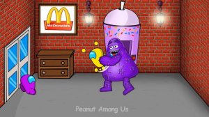 어몽어스 Among us VS DogDay, Catnap Poppy Playtime Chapter 3  Pomni Digital Circus Among Us Animation 1