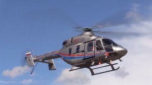 Вертолет Ансат - запуск-взлет-2 посадки